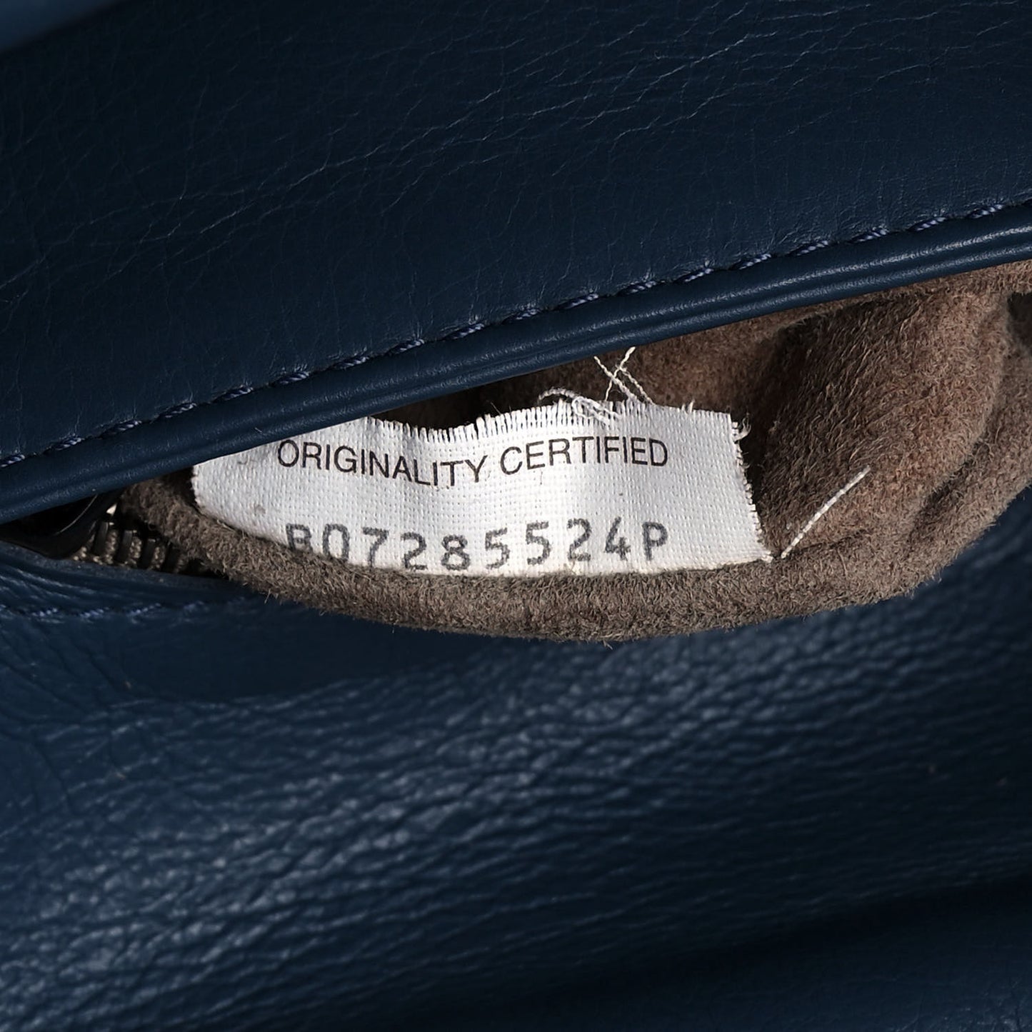 Nappa Intrecciato Bag Blue