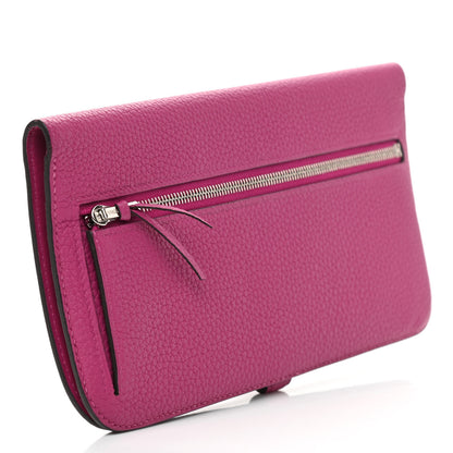 Hermes Togo Dogon Recto Verso Wallet Rose Poupre 3 of 9