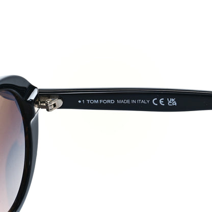Tom Ford Acetate Pilot Sunglasses TF988 Black 5 of 7