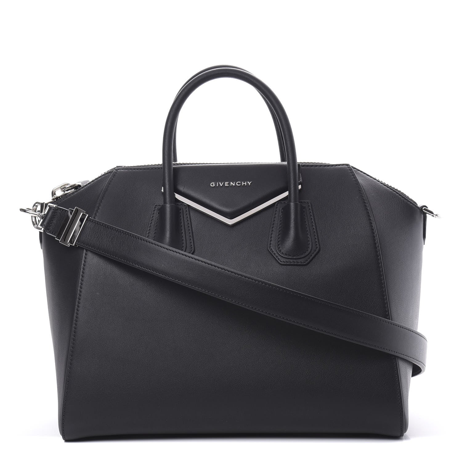 Givenchy Calfskin Medium Metal Antigona Black 1 of 10