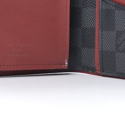Louis Vuitton Damier Graphite Brazza Wallet Bordeaux 8 of 11
