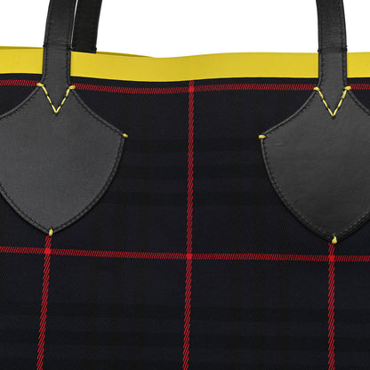 Burberry Vintage Check Medium The Giant Reversible Tote Blue 11 of 15
