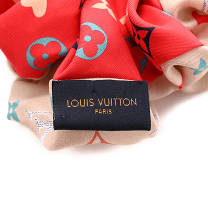 Louis Vuitton Silk Game On Chouchou Trop Chou Scrunchie Red 3 of 5