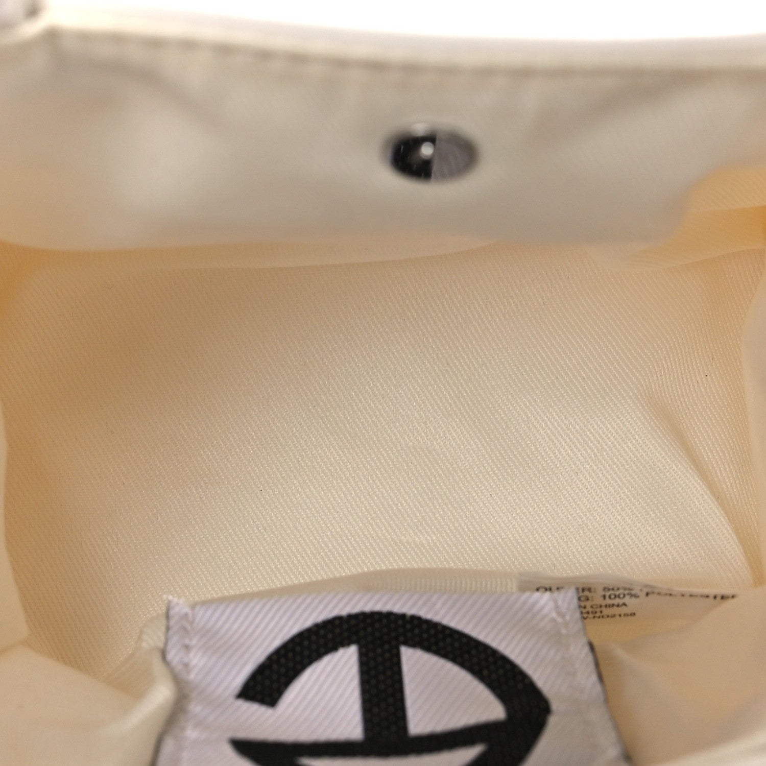 Telfar Vegan Leather Small Shopping Bag White 5 of 9