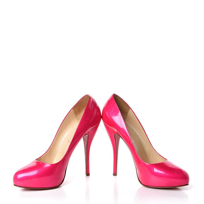 Christian Louboutin Patent 130 Platform Pumps 41 Pink 5 of 20