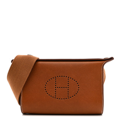 Hermes Barenia Faubourg Videpoches Fauve Gold 1 of 13