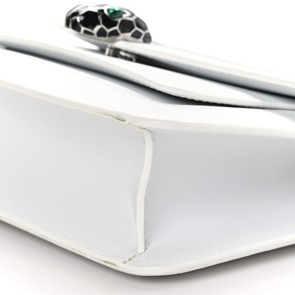 Bulgari Calfskin Serpenti Forever East West Shoulder Bag White 7 of 10