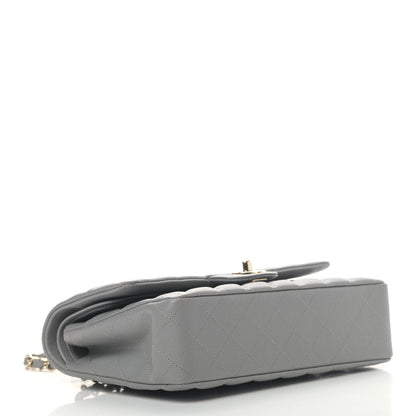 Chanel Caviar Quilted Medium Double Flap Grey 3 of 4
