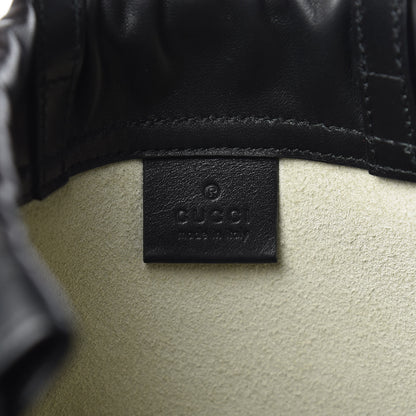 Gucci Calfskin Coco Capitan Logo Drawstring Backpack Mystic White 6 of 10