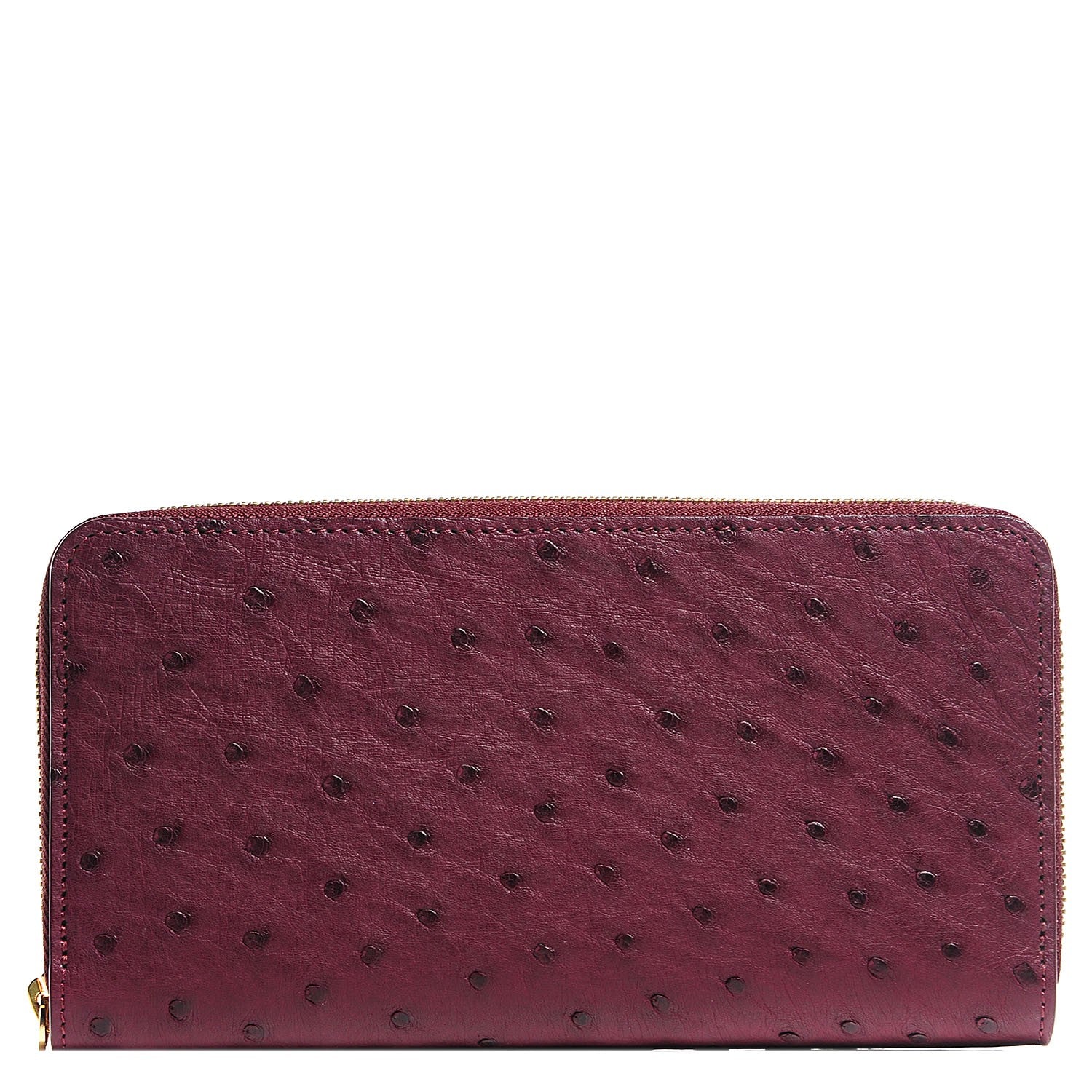 Louis Vuitton Ostrich Zippy Wallet Prune 1 of 8