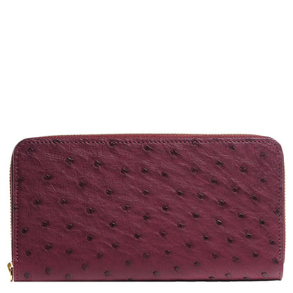 Louis Vuitton Ostrich Zippy Wallet Prune 1 of 8