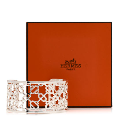 Hermes Sterling Silver Passerelle Chaine d'Ancre Cuff Bracelet 5 of 5