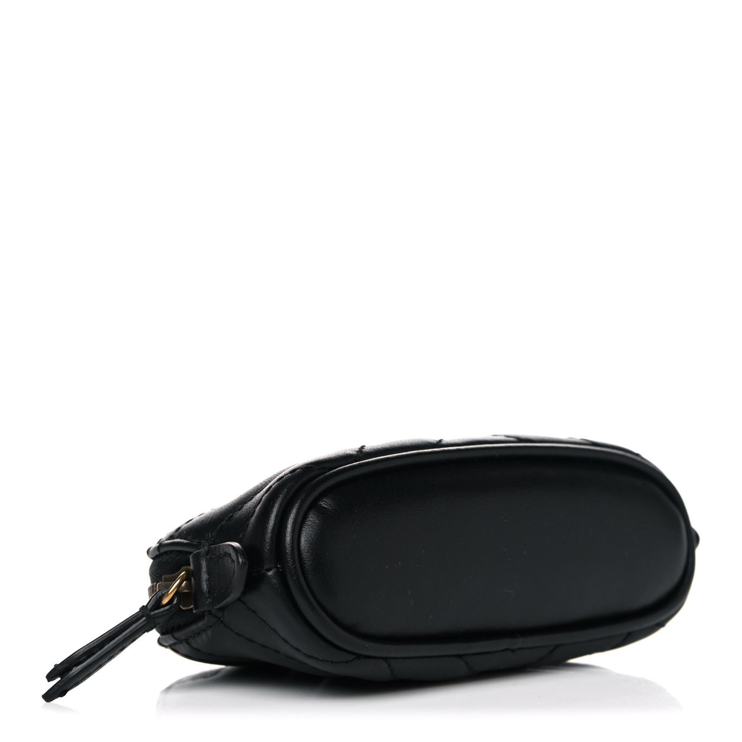 Calfskin Matelasse GG Marmont Key Pouch Black