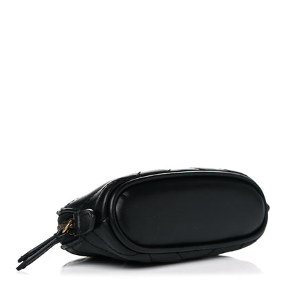 Gucci Calfskin Matelasse GG Marmont Key Pouch Black 4 of 8