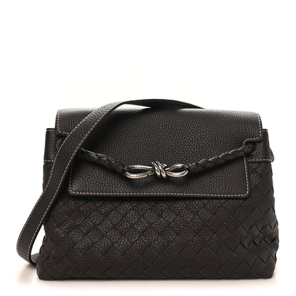 Bottega Veneta Grained Calfskin Intrecciato Small Andiamo Messenger Bag Fondant 1 of 9