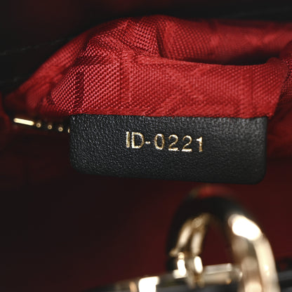 Christian Dior Lambskin Cannage Small My ABCDior Lady Dior Black 7 of 11