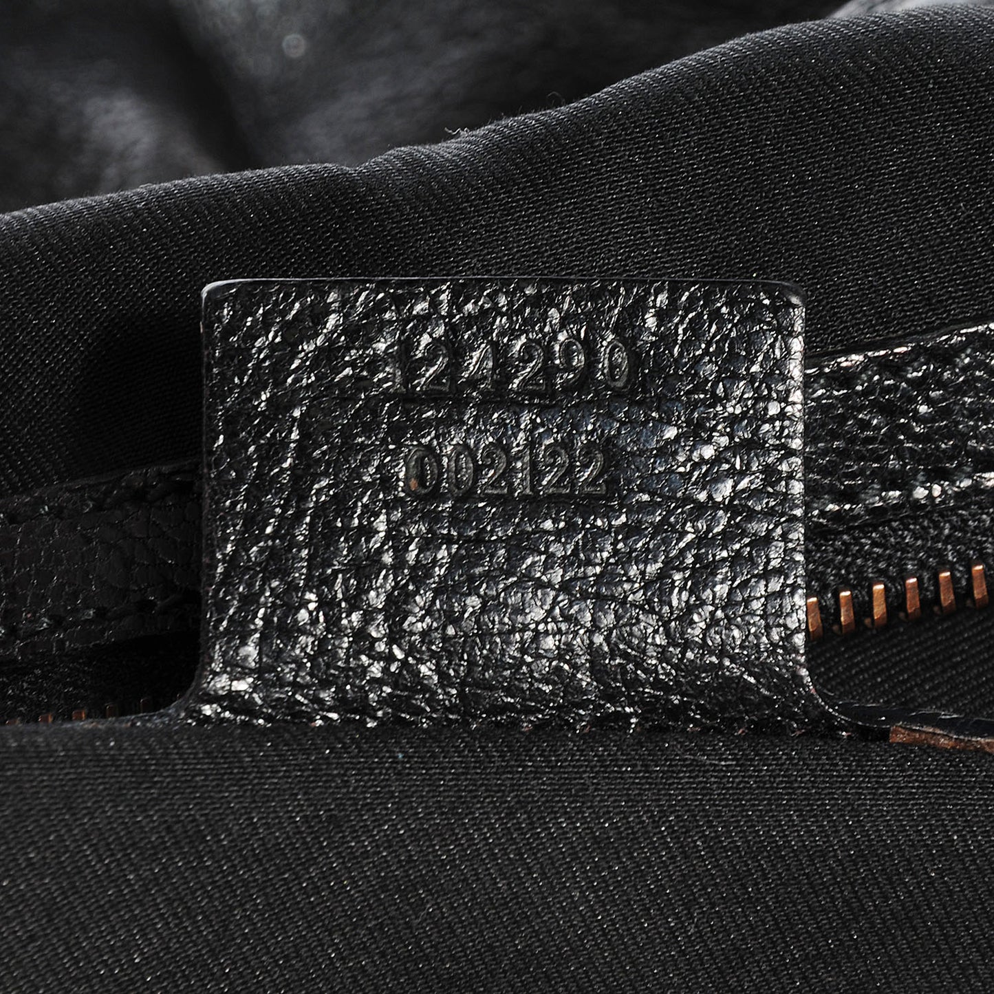 Leather Bamboo Tote Black