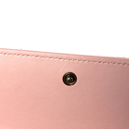 Gucci Calfskin Matelasse GG Marmont Continental Wallet Perfect Pink 10 of 12