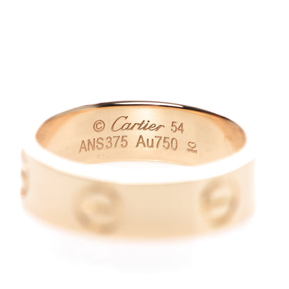 Cartier 18K Yellow Gold 5.5mm LOVE Ring 54 6.75 4 of 5