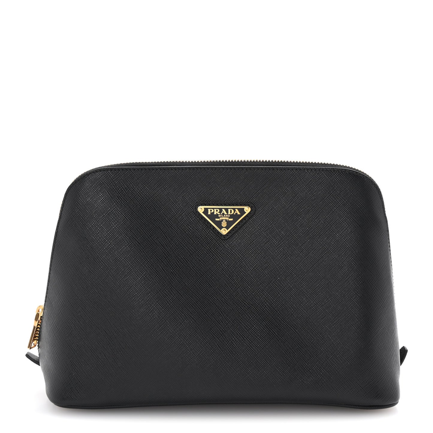 Saffiano Cosmetic Case Black