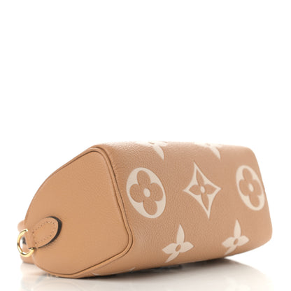 Louis Vuitton Empreinte Monogram Giant Nano Speedy Arizona Creme 4 of 9