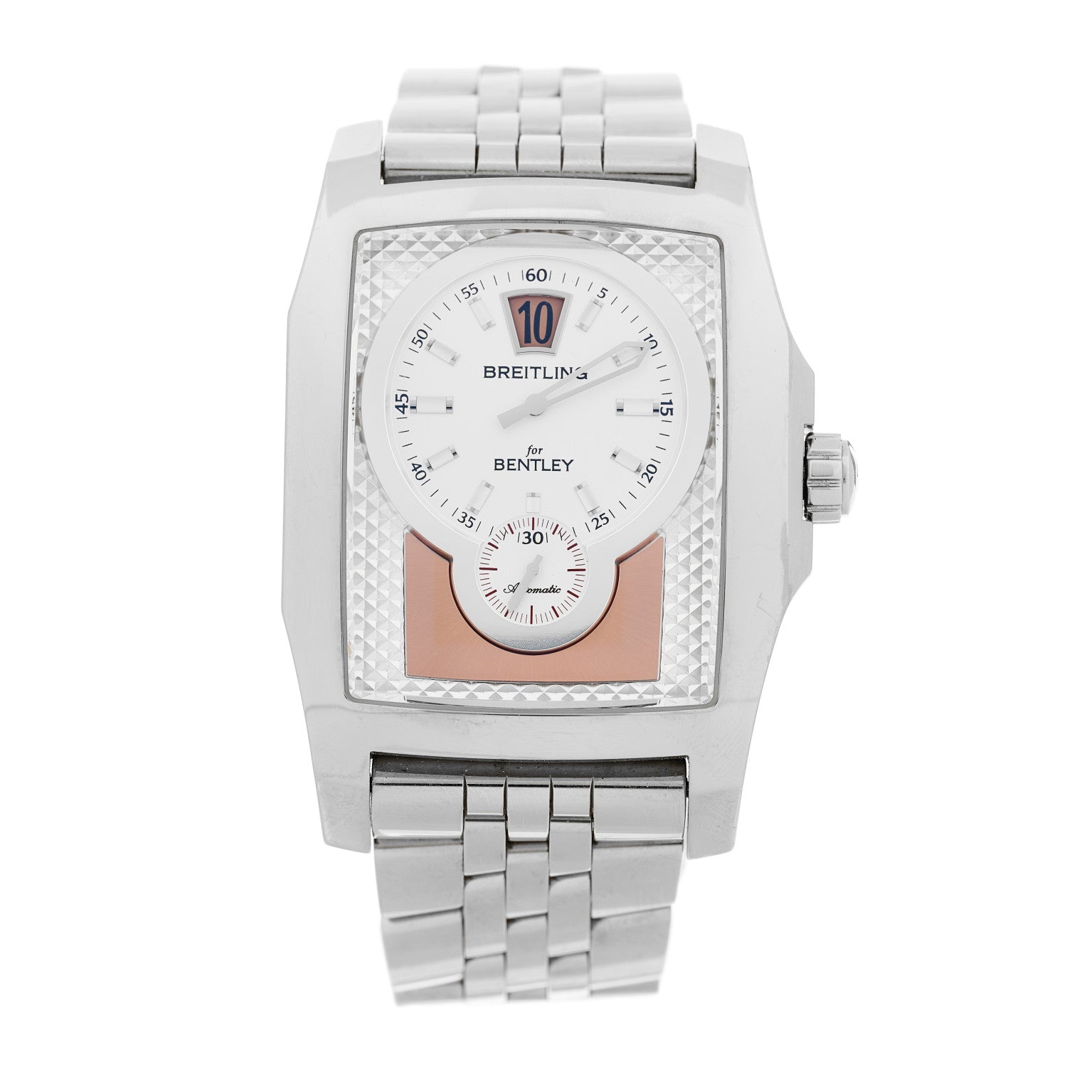 Breitling Stainless Steel 40mm Bentley Flying B Automatic Watch Brown A2836212/H521 1 of 4