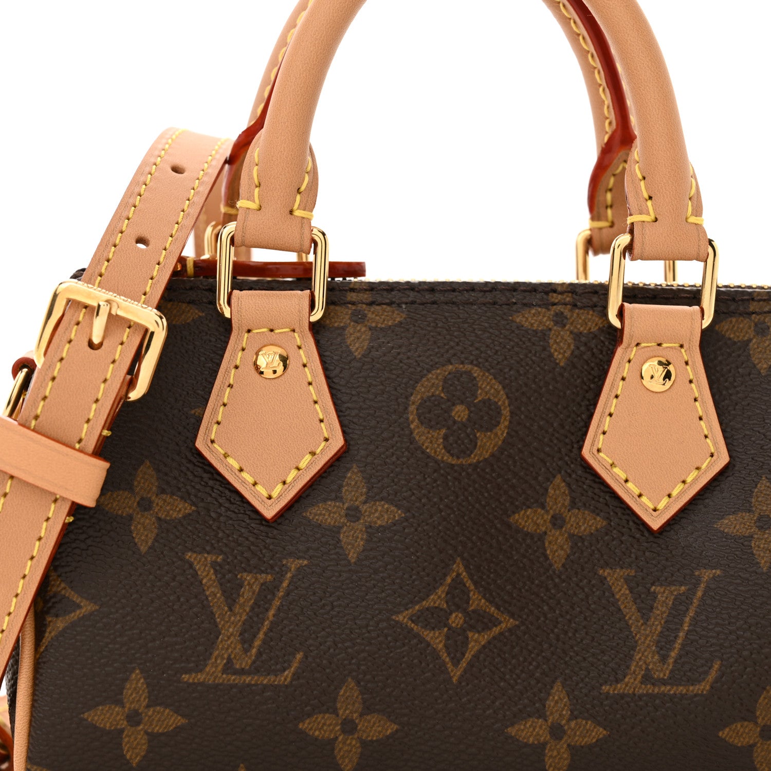 Louis Vuitton Monogram Nano Speedy Bandouliere 8 of 10