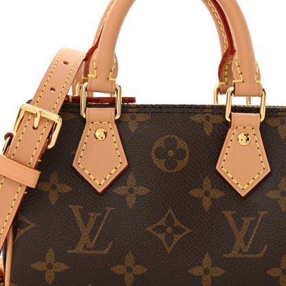 Louis Vuitton Monogram Nano Speedy Bandouliere 8 of 10