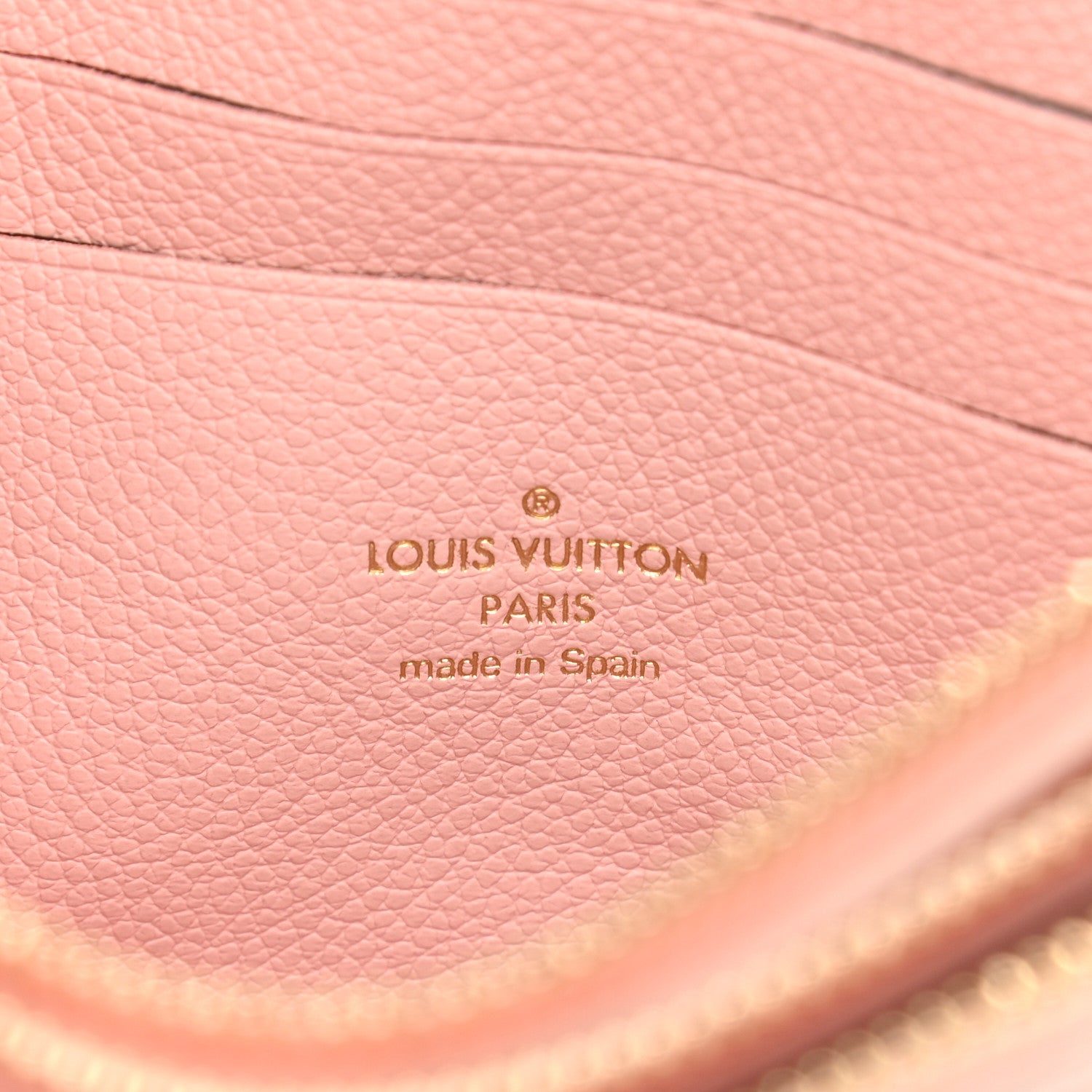 Louis Vuitton Empreinte Monogram Double Zip Pochette Rose 6 of 11