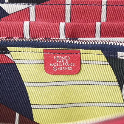 Hermes Epsom Silk'In Wallet Rose Extreme 6 of 7