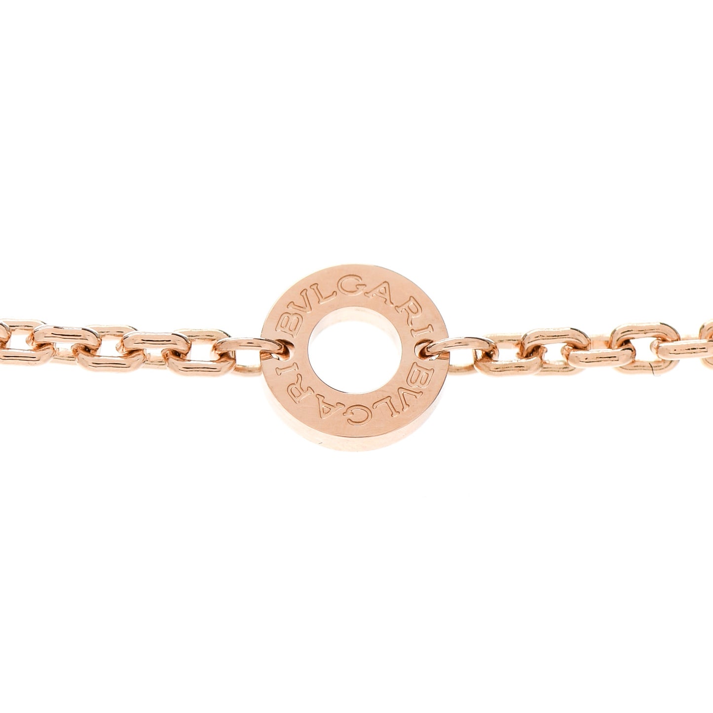 18K Rose Gold Black Ceramic B.Zero1 Rock Pendant Necklace