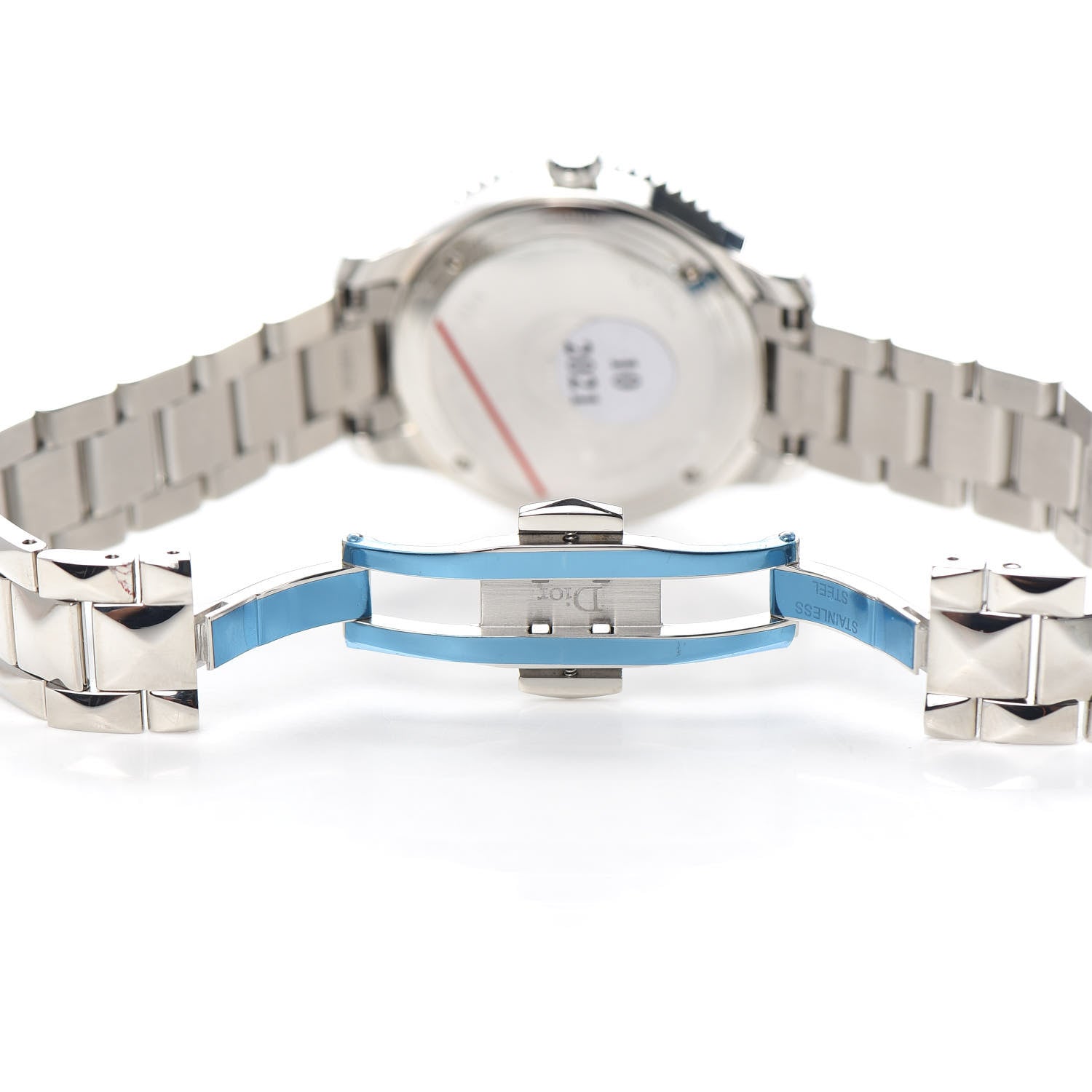 Christian Dior Stainless Steel Diamond Bezel 32mm Dior VIII Montaigne Quartz Watch Pink 5 of 6
