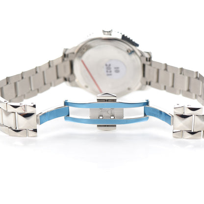 Christian Dior Stainless Steel Diamond Bezel 32mm Dior VIII Montaigne Quartz Watch Pink 5 of 6