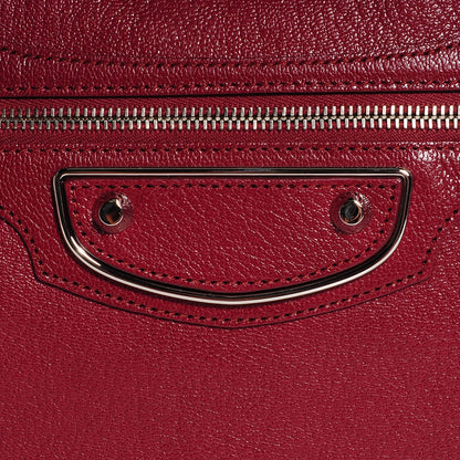 Balenciaga Chevre Silver Metallic Edge Hardware City Rouge Brique Rouge Grenade 7 of 17