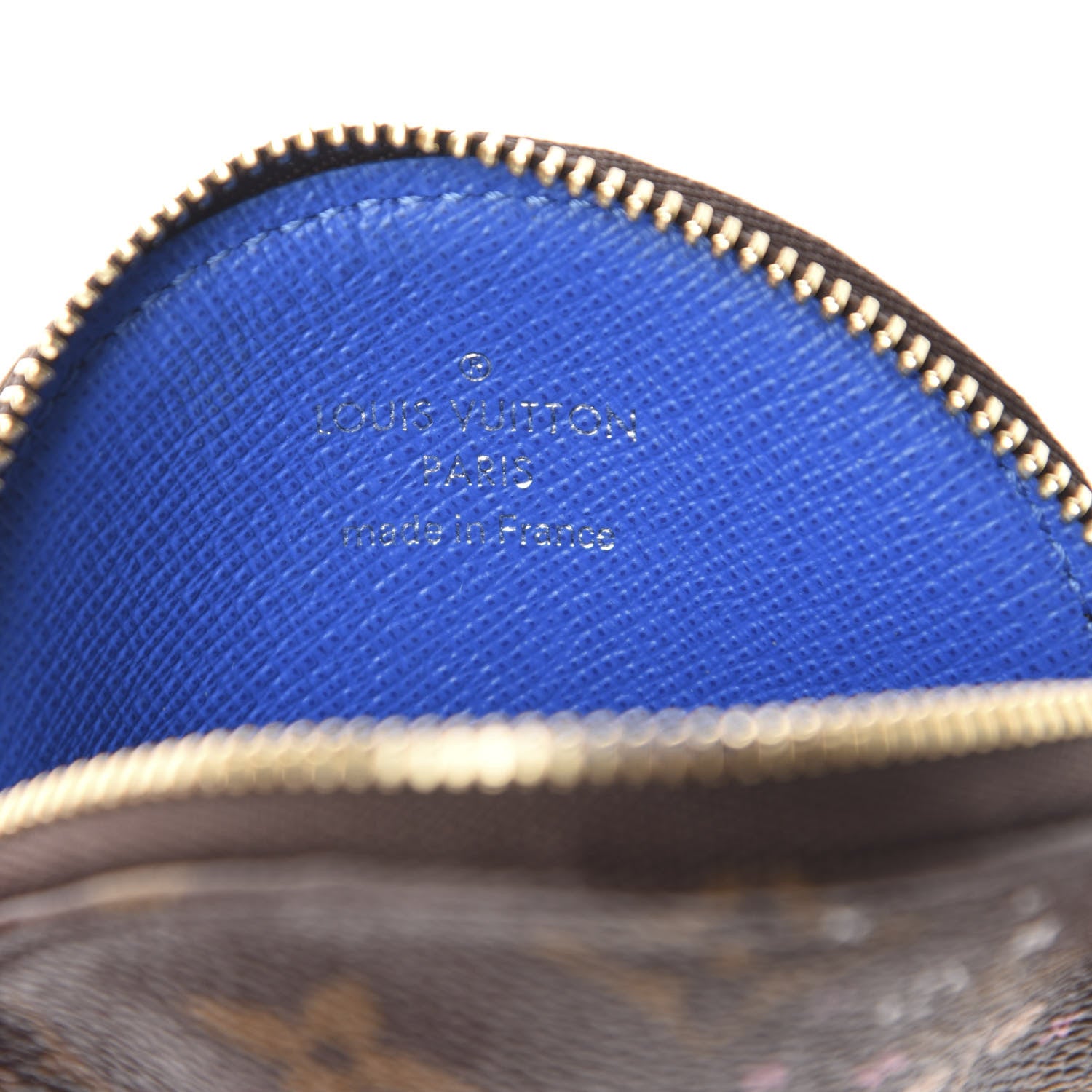 Louis Vuitton Monogram 2019 Christmas Animation Round Coin Purse Blue 6 of 8