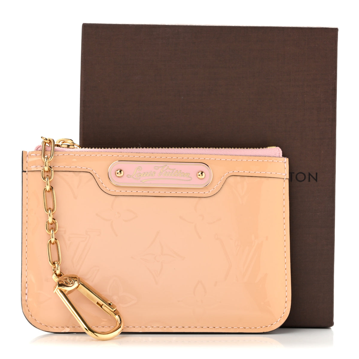Vernis Key Pouch Rose Ballerine