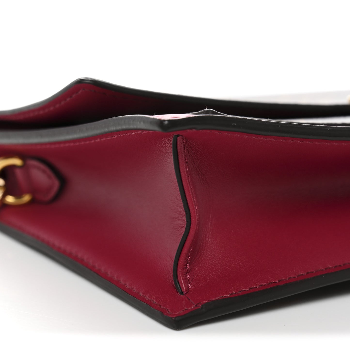 Monogram Flore Chain Wallet Fuchsia