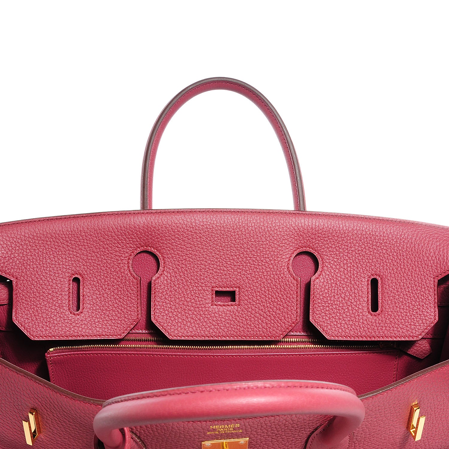 Hermes Taurillon Clemence Birkin 40 Bois de Rose 17 of 25
