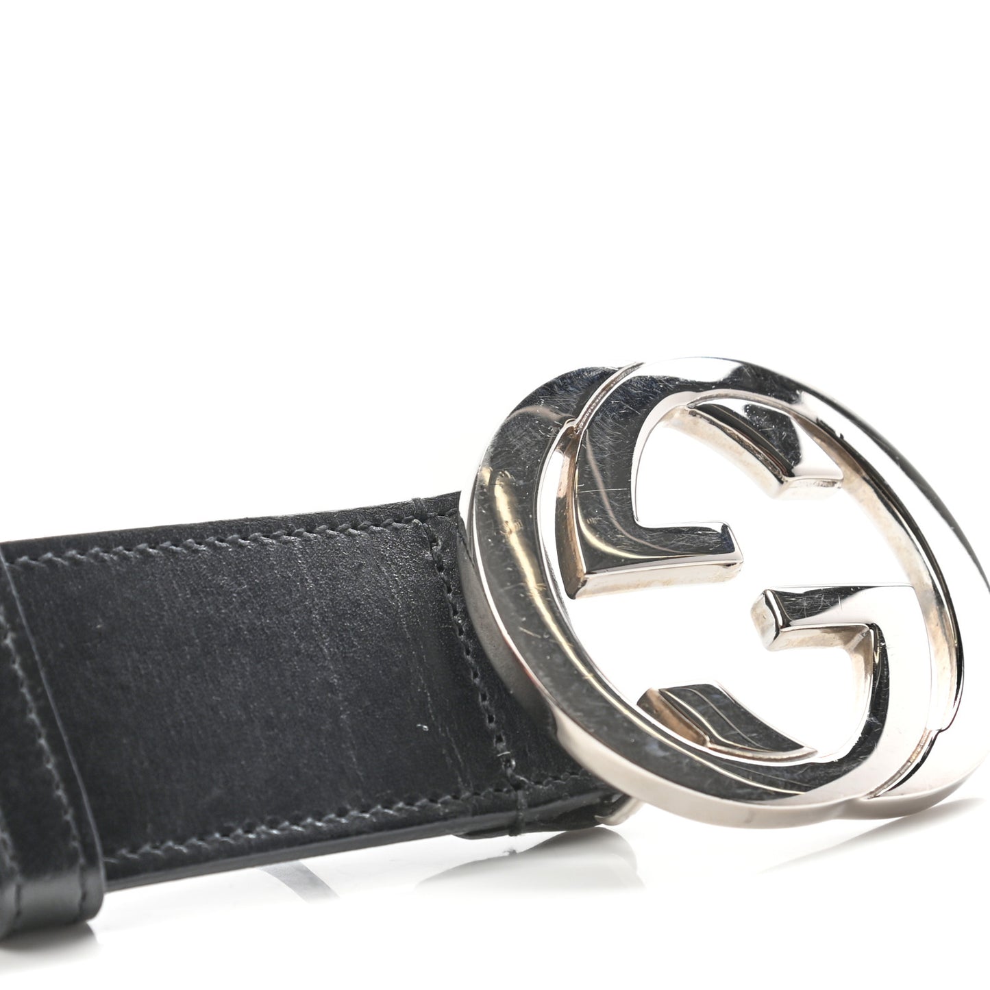 Calfskin Interlocking G Belt 95 38 Black