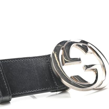 Gucci Calfskin Interlocking G Belt 95 38 Black 9 of 9