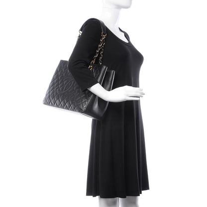 Chanel Caviar Quilted Grand Shopping Tote GST Black 2 of 9
