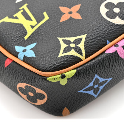 Louis Vuitton Monogram Multicolor Pochette Accessories Black 17 of 18
