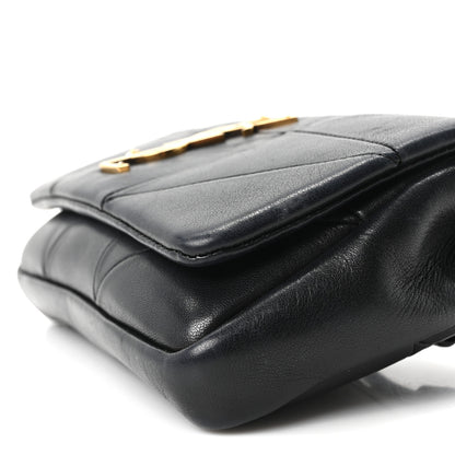 Saint Laurent Lambskin Monogram Jamie Belt Bag Black 9 of 9