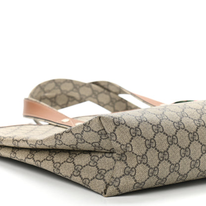 Gucci GG Plus Monogram Medium Signature Web Loop Tote Brown 9 of 10