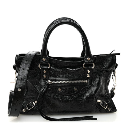 Balenciaga Agneau Arena Silver Hardware Small Le City Black 1 of 9