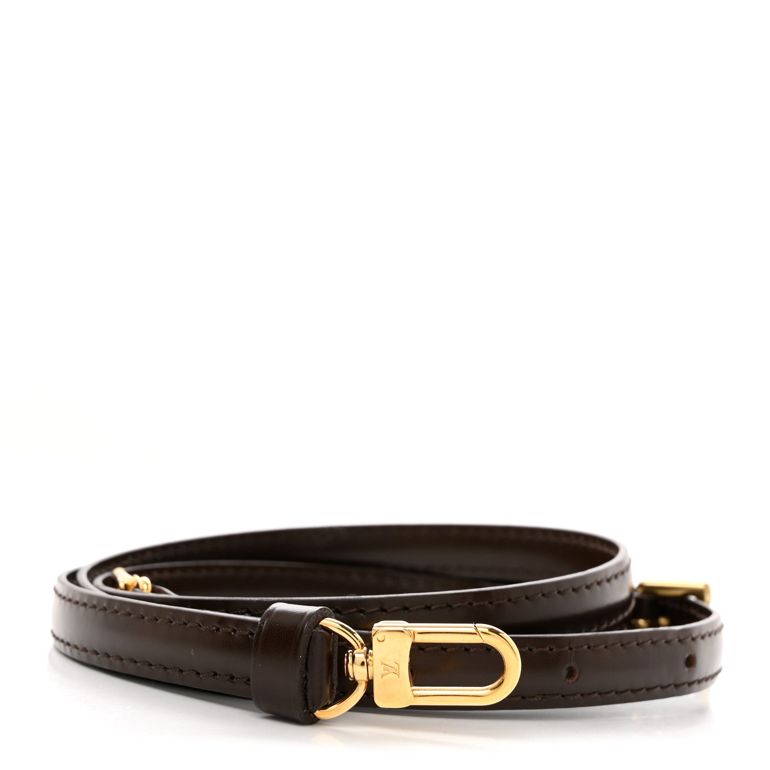 Louis Vuitton Calfskin 12mm Adjustable Shoulder Strap Brown 1 of 4