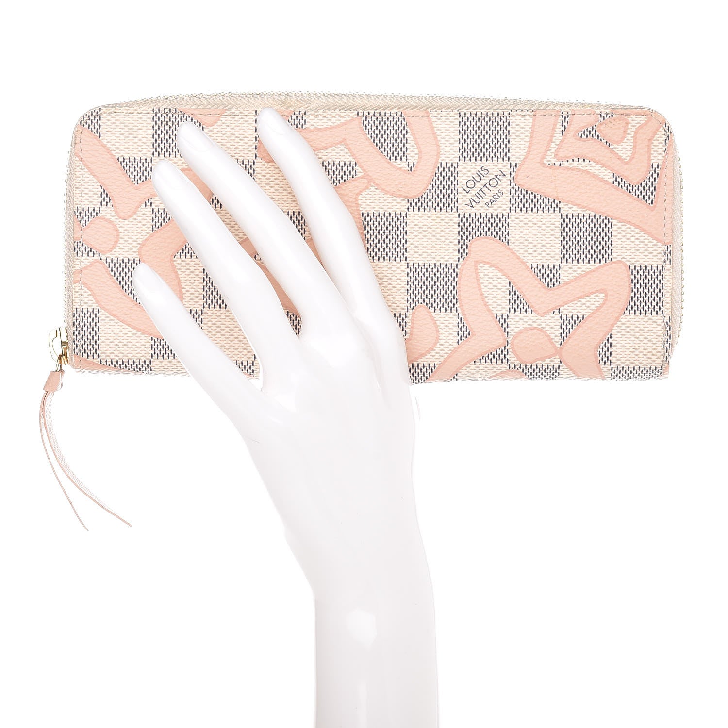 Louis Vuitton Damier Azur Tahitienne Clemence Wallet 2 of 7