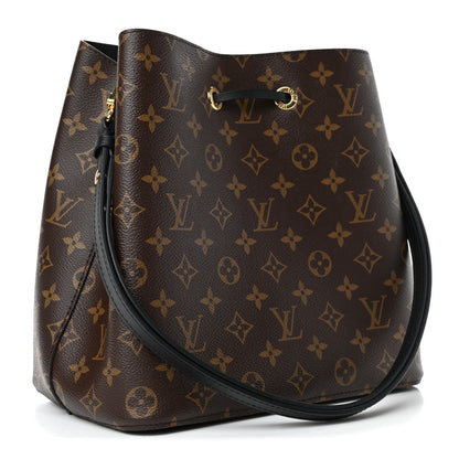 Louis Vuitton Monogram Neonoe MM Black 2 of 4