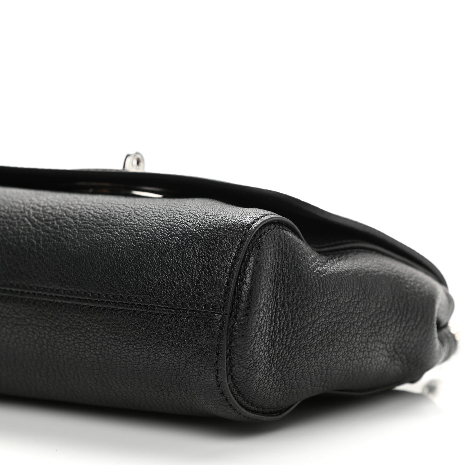 Mulberry Glossy Goatskin Small Lily Flap Black 10 of 11