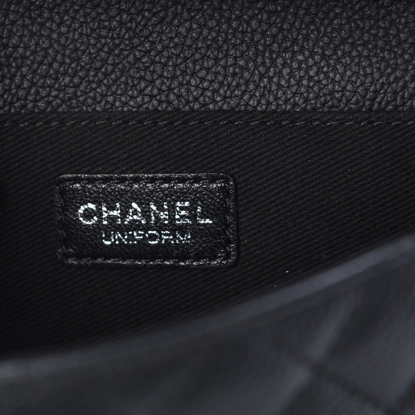 Grained Calfskin Quilted 2.55 Reissue Flap Belt Bag Clutch Black